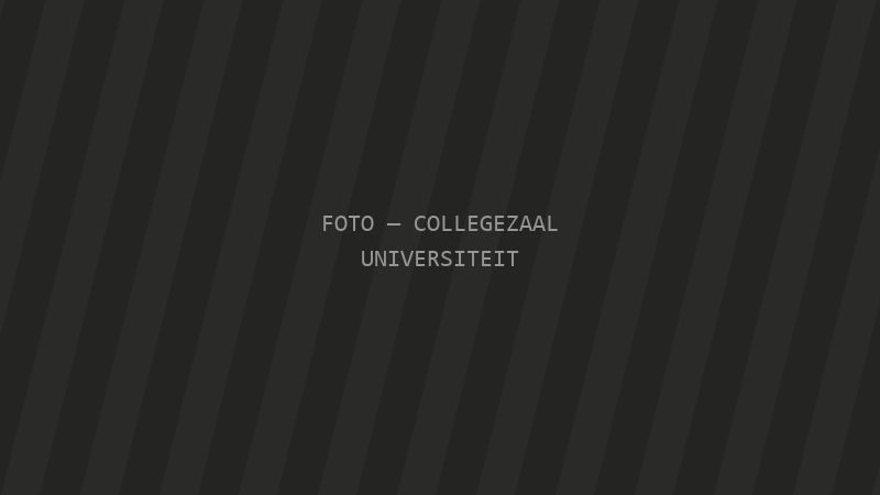 Collegezaal van de universiteit